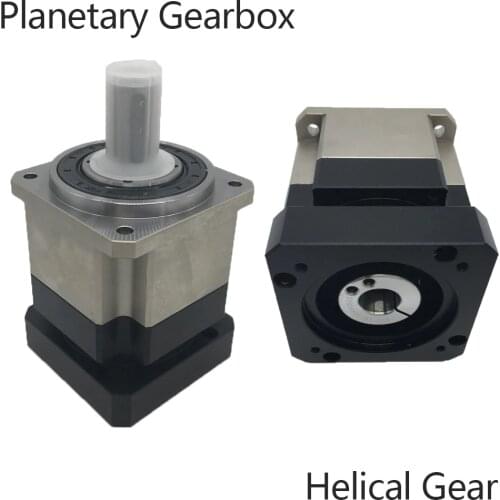 7:1 Helical Planetary Ratio 7 Reducer 3 Arcmin Backlash Gearbox 19mm for NEMA34 90mm 750W 1KW AC Servo Motor Robot Top precision