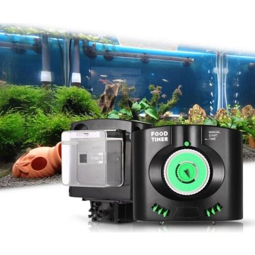 Aquarium Fish Tank Practical Automatic Fish Feed Timer Installing Feeding Electronic Aquarium Food Delivery Supply Dispenser