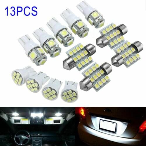 Vehicle LED Lights 5-T10 5SMD LED Bulb Car Ceiling Interior License Plate Replacement
