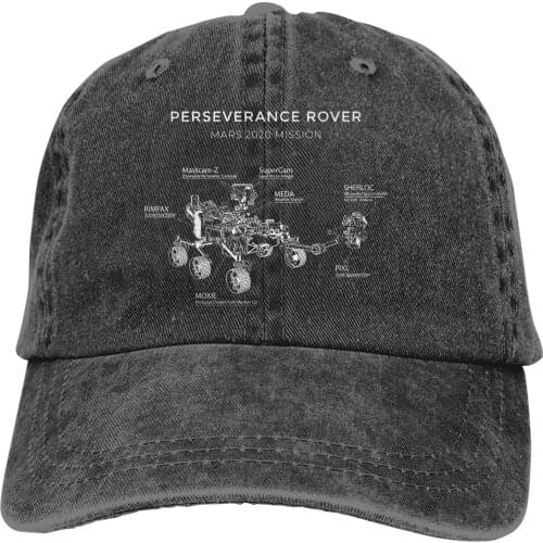 Mars Perseverance Rover The Baseball Cap Peaked capt Sport Unisex Outdoor Custom Mars 2020 Occpy Mars Hats