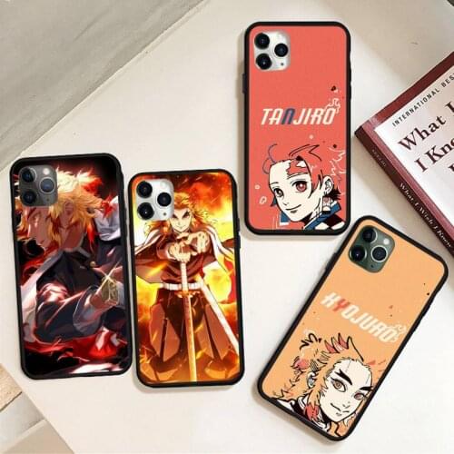 Rengoku Kyoujurou Demon Slayer Phone Case for iPhone 11 12 mini pro XS MAX 8 7 6 6S Plus X 5S SE 2020 XR