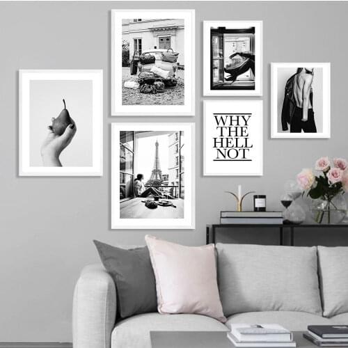 Black White Poster Photography Canvas Painting Nordic Quote Art Print Modern Gallery Wall Picture For Living Room Home Decor