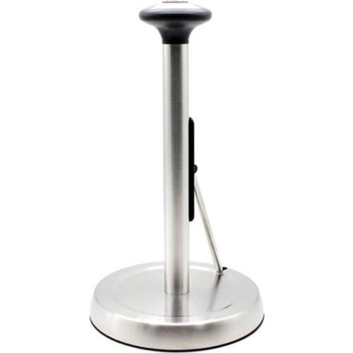 Kitchen Paper Holder Easy to Use Anti-Slip Rotating Towel Holder Stand Roll Dispenser for Washroom