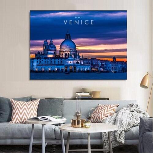 Home Decor Painting Famous Cities scenery wall art print on canvas modern painting living room decor picture