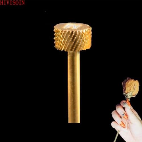 HIVISOIN-4pcs- Carbide Nail Drill Bit - 2-Week Backfill Bit - (60050020)-Gold