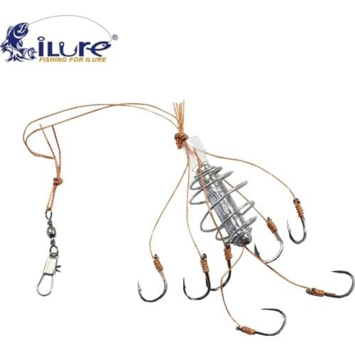 ILure 4pcs/lot Fishing Hook Explosion Hooks Carp Fishing Tackle Accessaries