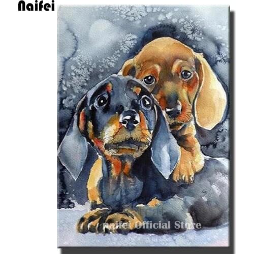 Full Diamond Painting Animal Dachshund Cross Stitch DIY Bead Embroidery Diamond Art New Sale Handwork Mosaic Home Decor