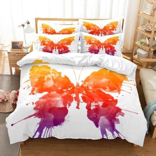 Bedding set duvet cover set 3d bedding digital printing bed linen queen size bedding set fashion design