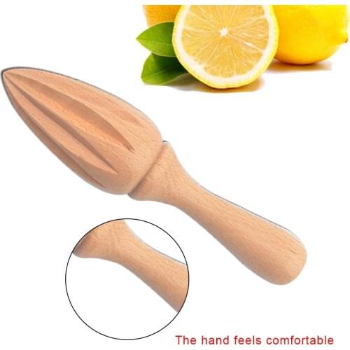 Multifunctional Manual Lemon Squeezer Wooden Fruit Juicer Orange Hand Press Tool Citrus Juice Extractor