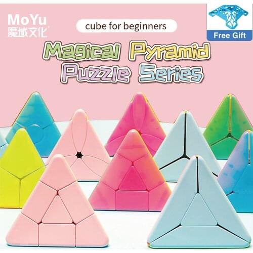 MoYu Cubing Classroom Corner Twist Bead Boomerang Windmill Maple leaf Triangle Pyramid Puzzle Macaroon JinZiTa Magic Cubes Kids