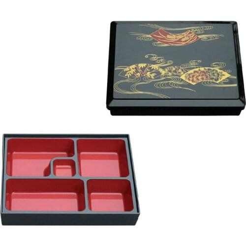 Small Japanese lunch box business package meal box sushi box picnic plastic health food container mess tin