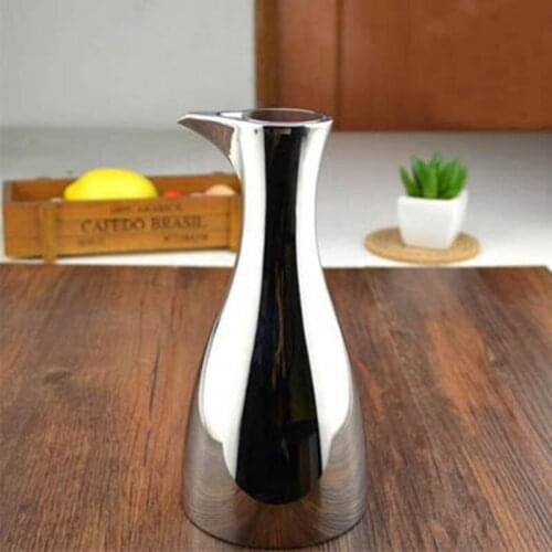 New 500ml 304 stainless steel leak-proof oiler spice jar soy sauce bottle kitchen supplies creative cruet vinegar oil bottle pot