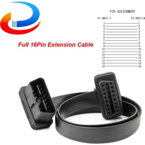 OBD Extension Cable For VAG OBD2 16Pin ELM 327 Male To Female automotivo Car Diagnostic auto Tool Scanner Connector Cable