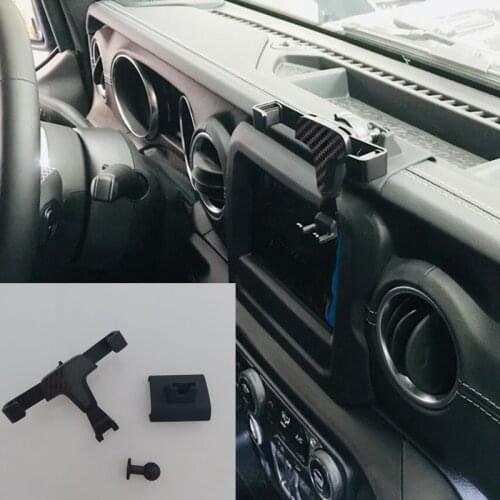 For Jeep Wrangler JL 2019 2020 accessories Car Air Vent Mount Smartphone Holder Stand Mobile Phone Stable Cradle