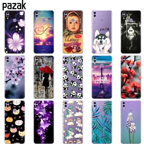 Silicone case for huawei honor 8C Case 6.26'' inch Soft TPU Back Cover for huawei honor 8c Protect Phone protect shell Coque bag