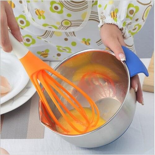 Rotatable Mixer 2in1 Rotatable Egg Beaters Food-grade PP Whisk Cook Tools Kitchen Blender Detachable Washable Egg Mixer
