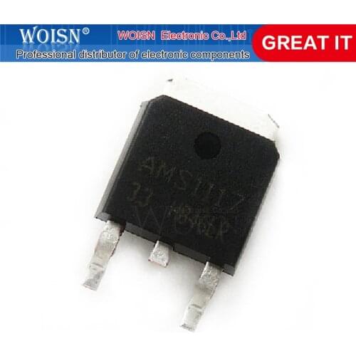 5pcs/lot AMS1117-3.3 AMS1117CD-ADJ AMS1117-ADJ AMS1117 TO-252 In Stock