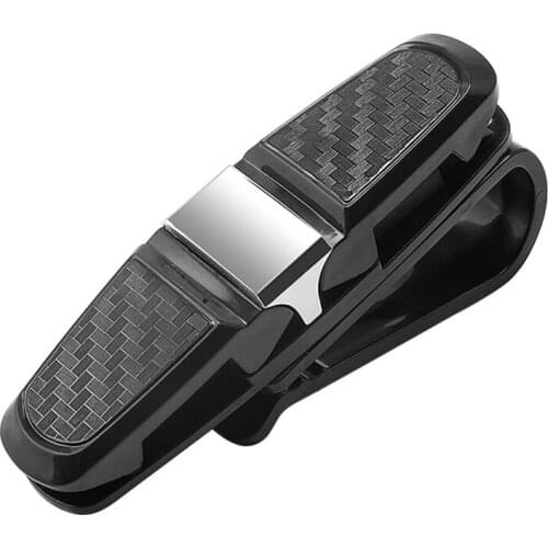 Baseus Car Eyeglass Holder Glasses Storage Clip For Audi Bmw Auto Interior Organize Accessories Car Sunglasses Holder