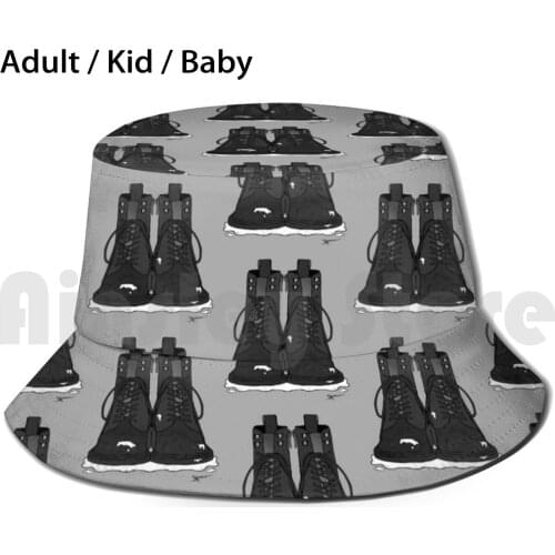 Boots Sun Hat 1733 Bucket Hat Boots Boot Black Daddy Sir Boy Cum Gay Pride Leather Pride Leather Daddy