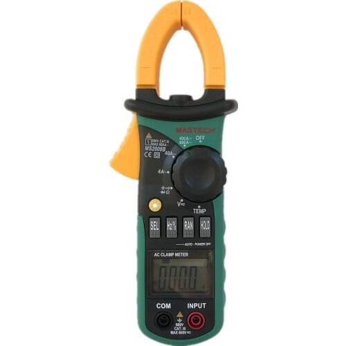 MASTECH MS2008B Digital Multimeter Amper Clamp Meter Current Clamp Pincers AC Current AC/DC Voltage Capacitor Resistance Tester