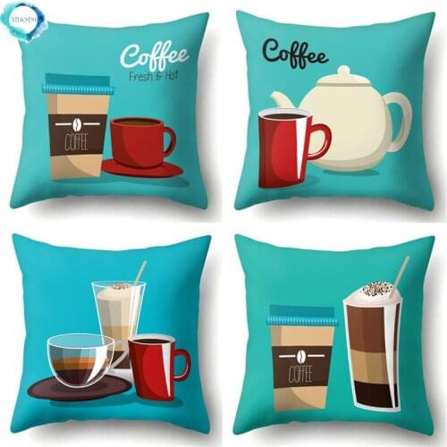 Cafe Decorative Throw Pillow Cushion Cover Home Decor Wedding Christmas Decoration Geometric Pink Pillowcase