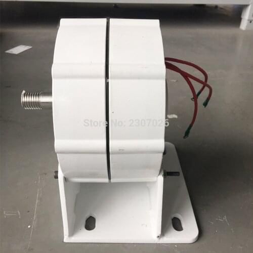 Horizontal 600w 12V 24V 48V Permanent Magnet Generator Low RPM 3 Phase AC Alternator With Free Charge Controller for Wind Turbin