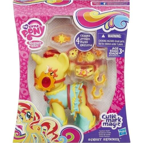 Hasbro My Little Pony Cute Logo Series Princess Cadence B0360 Sunset Shimmer B0362 Model