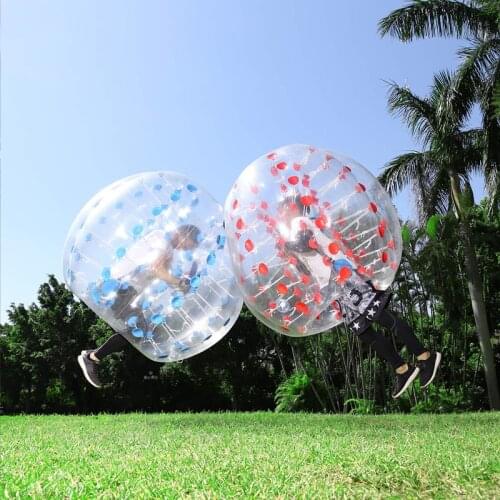 Toy sports Air Bubble Soccer Zorb Ball outdoor games for children 1.0m Air Bumper Ball Inflatable Bubble Football Zorb Ball