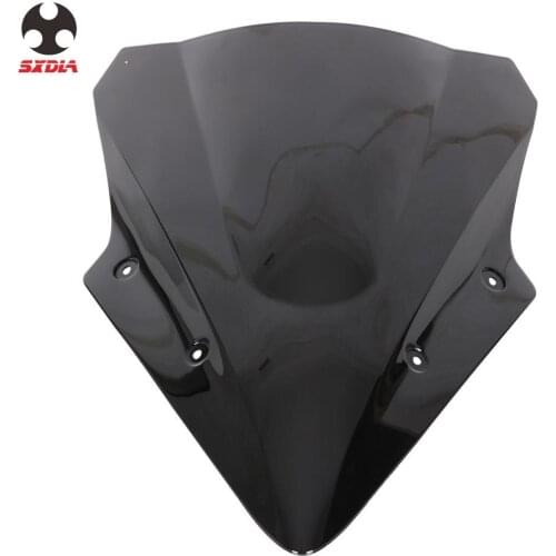 Motorcycle Plastics Windshield WindScreen For KAWASAKI ER6F 2017-2019