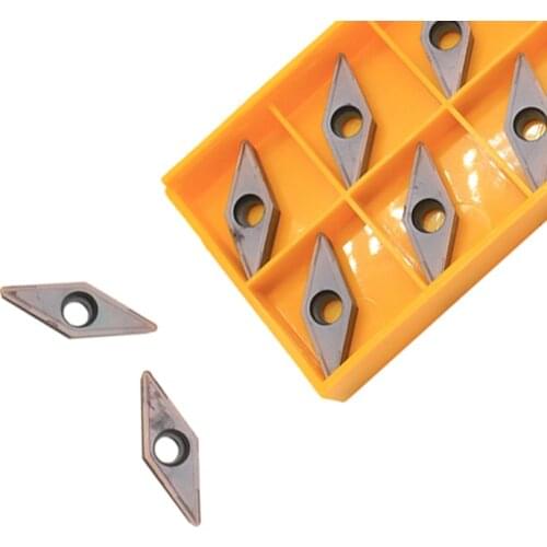 Carbide tool 10PCS VNMG160408 MA VP15TF metal External turning tool carbide CNC products VNMG160408 lathe tool steel processing