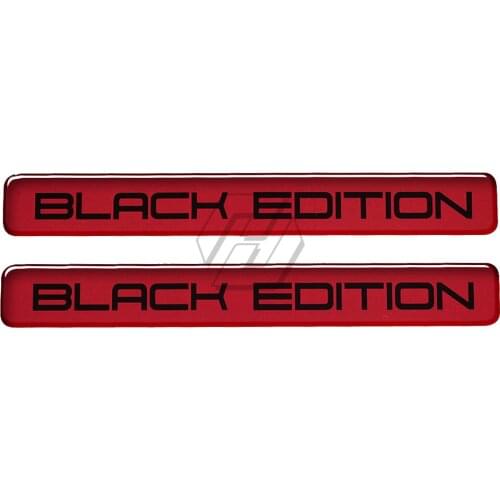 Black Edition Sticker Motorcycle Tank Decal Moto Decal Sticker Car Styling Stickers HIGH GLOSS DOMED GEL FINISH
