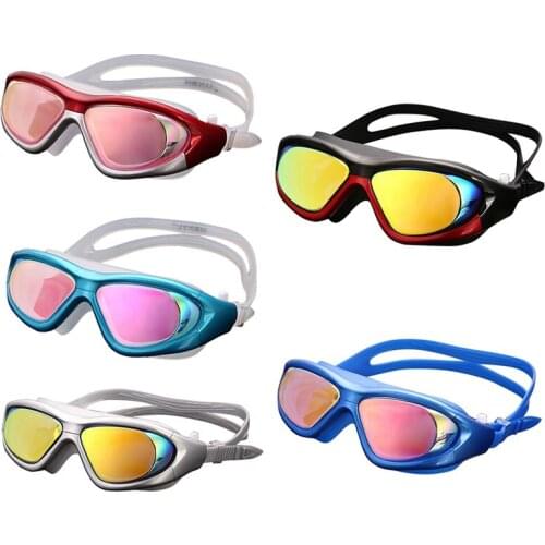 2021 New 3in1 Swimming Goggles Anti-fog Swimming Water Pool Glasses Eyewear Waterproof Glasses With Nose Clip