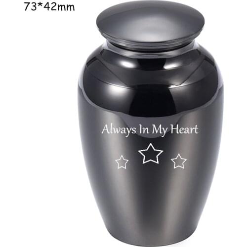 Pet/Human Ashes Urn Large Space Keepsake For Ashes Jewelry Memorial Urn Funeral Casket Urn Free Velvet Bag