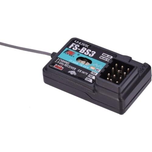 Flysky FS-BS3 2.4G 3CH Receiver with Gyro Stabilization System for Flysky FS-IT4S FS-IT4 FS-GT2 FS-GT2E GT2F RC Parts