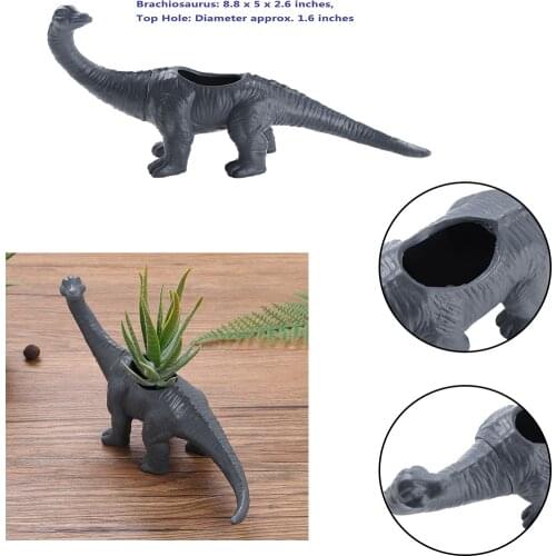 Dinosaur Shaped Planters Container Gardening Pots Succulent Plant Vase Flower Pot for Home Garden Office Desktop Decoration