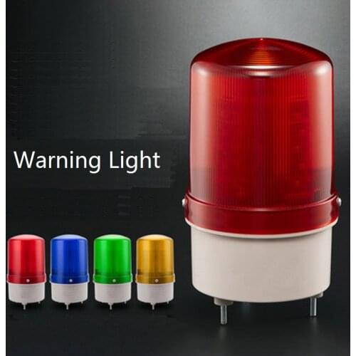 LED-1101J Sound Light Warning Light 12V 24V 220V Tuning Light Warning Light LED Lamp Small Flashing Light Security Alarm Light