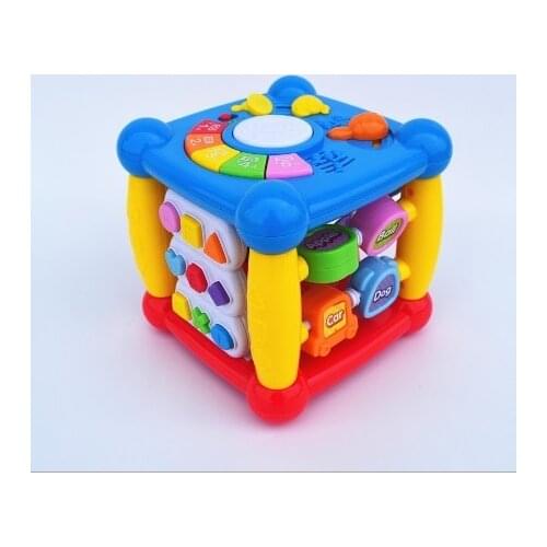 Explosive Childrens Intelligence Cube Early Education Baby Intelligence Electric Baby Polyhedron Toy