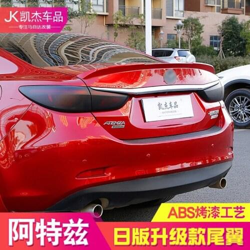 Rear wing modified new decoration free punching sports Korean version of the tail For Mazda 6 atenza 2014-2019 Car accessories