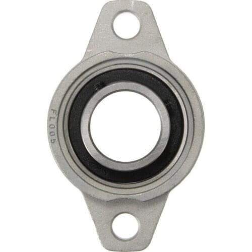 1pc 25mm Inner Diameter Zinc Alloy Pillow Block Flange Bearing KFL005 Chrome Steel Pillow Block Bearing