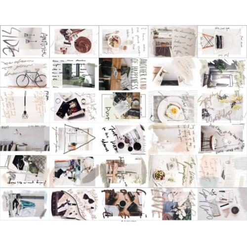 30 Sheets Another Kind Of Happyness Paintings Retro Vintage Memory Postcard Christmas Gift Wish Poster Greeting Cards