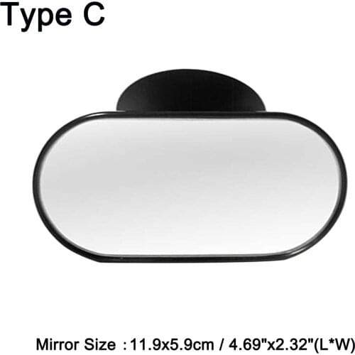 X Autohaux Car Vehicle Revolving Mini Room Suction Up Rear View Mirror