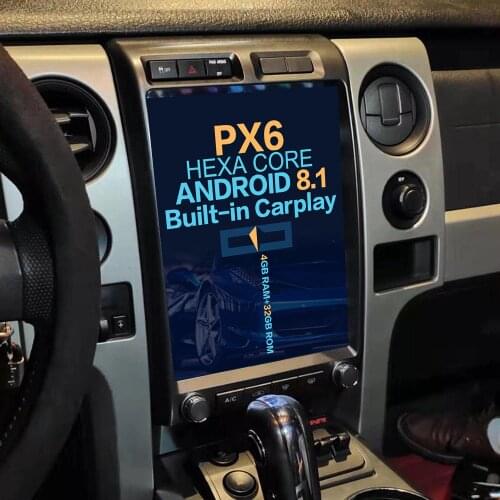 Aotsr Tesla 13“ Vertical screen Android 8 Car DVD Multimedia player GPS Navigation For Ford F150 2009 - 2014 Wifi carplay stereo