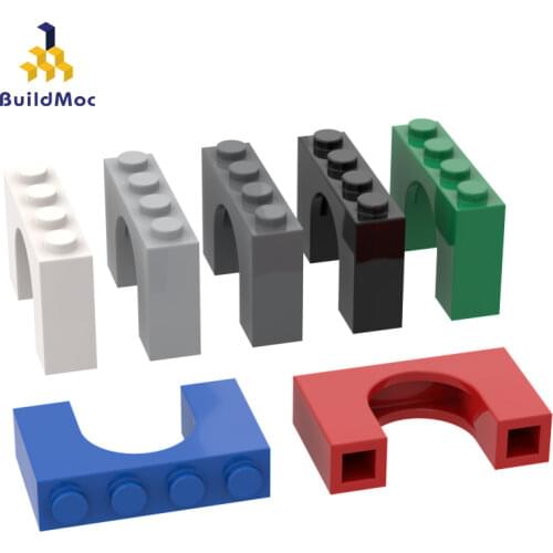 BuildMOC Compatible Toys Children 6182 1x4x2 For Building Blocks Parts DIY LOGO Educational Creative