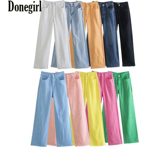 Женские прямые брюки Donegirl China At AliExpress