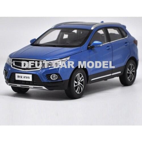 1:18 scale Alloy Toy Vehicles SHEN BAO X55 The Seventh Generation Car Model Of Childrens Toy Car Authentic Toys