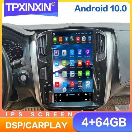 13.6“ Tesla IPS Screen Android 10 Car Radio For Nissan Teana 2012 2013 - 2018 Multimedia Auto Player Navigation Stereo 2 din GPS