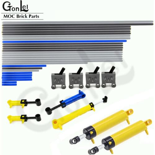 38Pcs/lot Pneumatic System Parts Set Building Blocks MOC High-Tech Part Perfectly Compatible with Cars kids Boys DIY Toys