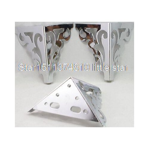150mm Set Metal Furniture Cabinet Legs Bed Tea Table Chair Sofa Leg Feet 4pcs