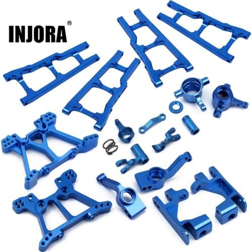 Metal Steering Knuckles Arm Strengthen Suspension Kit for 1/10 RC Car Truck Traxxas Slash 4X4 Upgrade Parts
