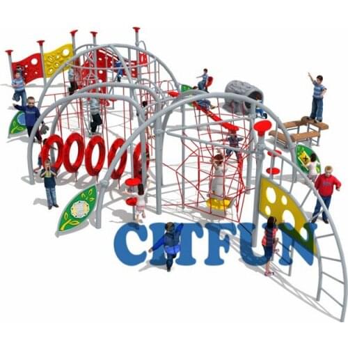 Customize more challenge computational function fitness equipment climbing net OP18-243A